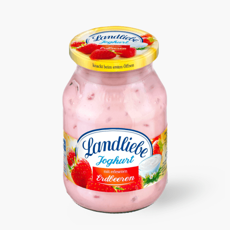 Landliebe Joghurt mit Erdbeeren 3,8% Fett. 500g MW
