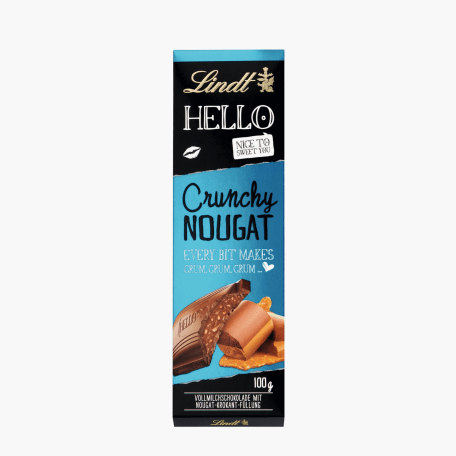 Lindt HELLO Crunchy Nougat 100g