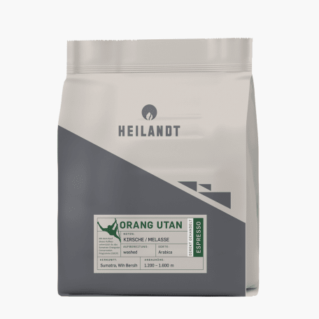 Heilandt Orang Utan Espresso Ganze Bohne 250g