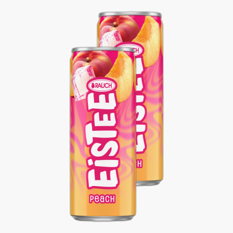 Rauch Eistee Pfirsich 0,33l Dose x2