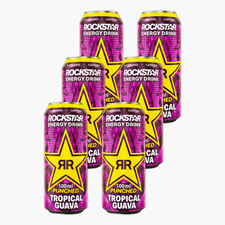Rockstar Punched Guava 0,5l x6