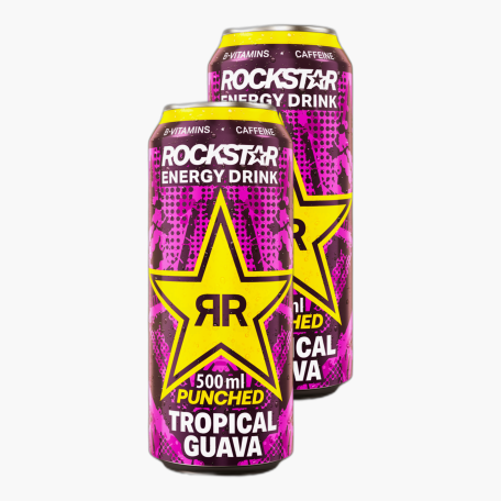 Rockstar Punched Guava 0,5l x2