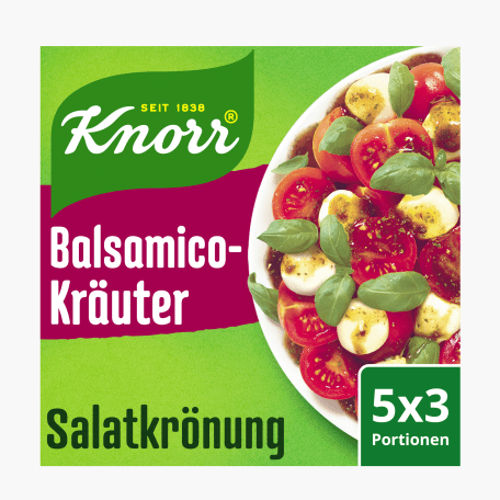 Knorr Salatkrönung Balsamico-Kräuter Dressing 5er-Pack ergibt 450 ml