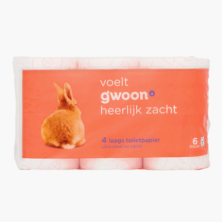 KAZAI.® Design Toiletrolhouder 'Leif' - Met Plankje | Geen Boren Nodig