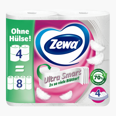 Zewa Toilettenpapier Ultra Smart 4-lagig 4x280 Blatt