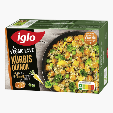 Iglo Veggie Love mit Kürbis Quinoa 400g