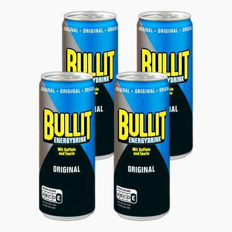 Bullit Energydrink Dose 0,33l x4