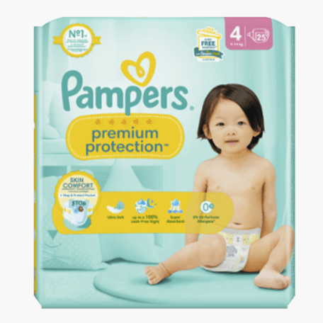 Pampers Premium Protect Gr.4 9-14kg 25 Stück