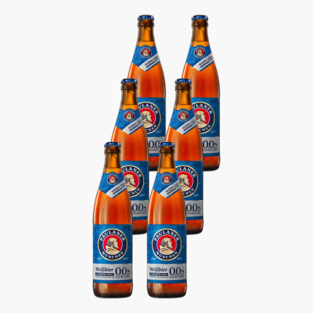 Paulaner Weißbier Alkoholfrei 0,5l (0,0 % vol.) MW x6