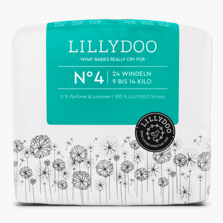 LILLYDOO Windeln Größe 4 9-14kg 24 Stück