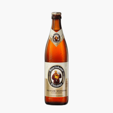 Franziskaner Weißbier Naturtrüb 0,5l (5 % vol.) MW