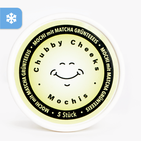 Chubby Cheeks Mochis mit Matcha Grünteeeis 160g (5 Stück)