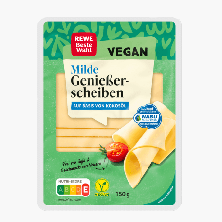 Rewe Beste Wahl Vegane Genuss Scheiben mild 150g