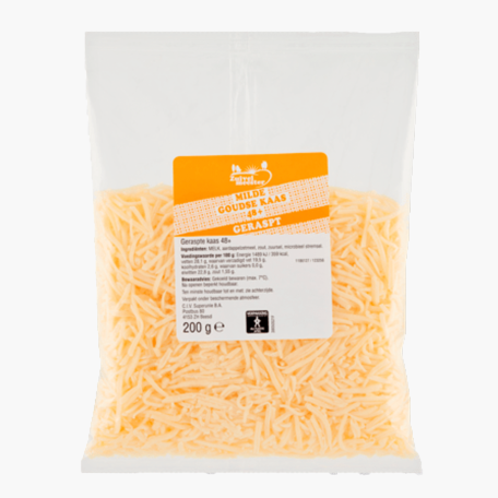 Zuivelmeester Geraspte kaas mild 48+ 200g