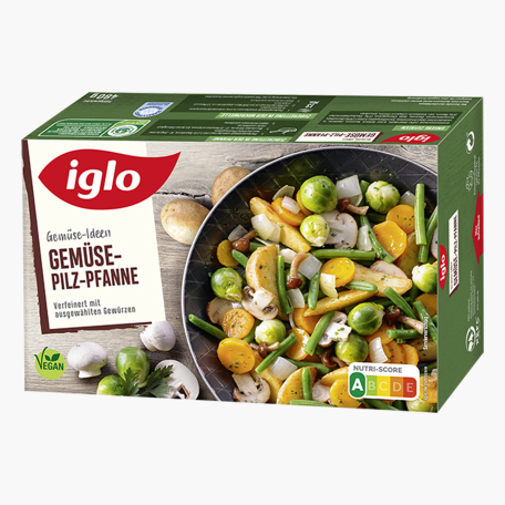 Iglo Gemüse-Ideen Gemüse-Pilz-Pfanne 480g