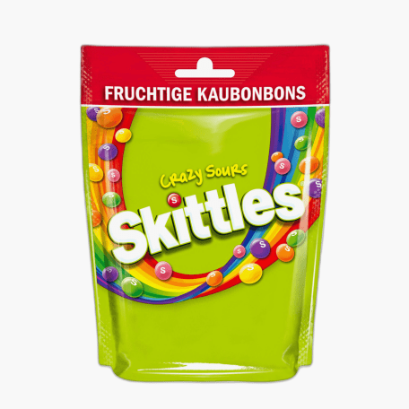 Skittles Kaubonbons Crazy Sours 160g