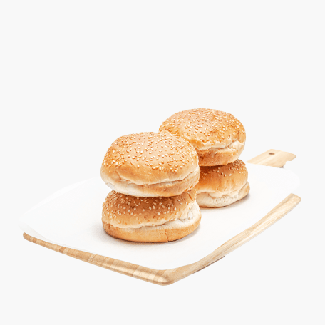 De Stadsbakkerij Hamburgerbroodjes 4st 220g