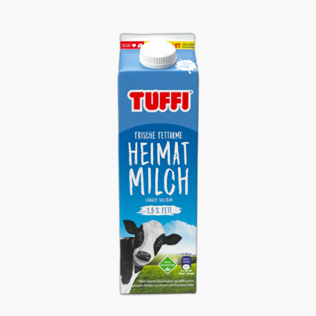 Tuffi Fettarme Frischmilch 1,5% 1l