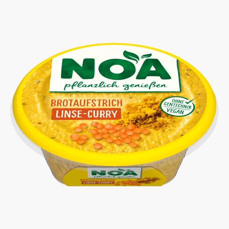 Noa Brotaufstrich Linse-Curry 175g
