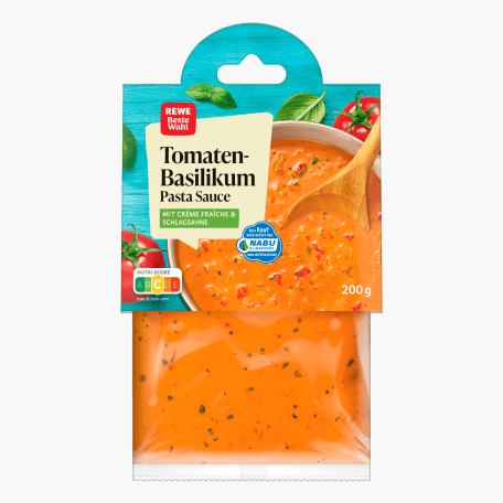 Rewe Beste Wahl Pasta-Sauce Tomaten-Basilikum 200g