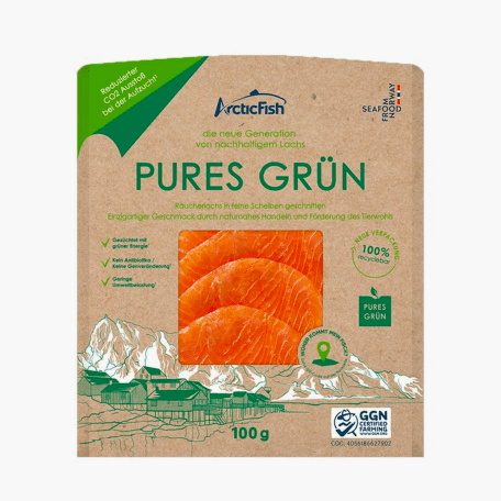 Pures Grün Räucherlachs 100g