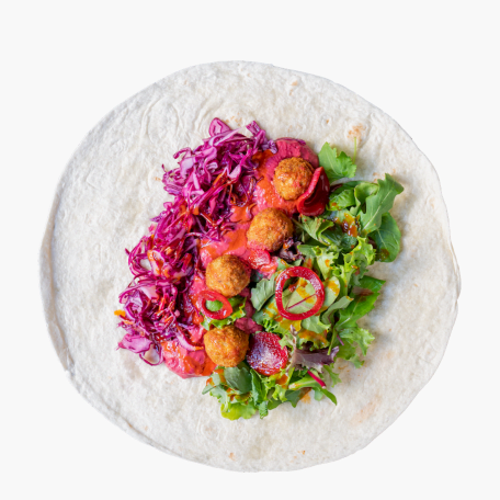 Beets & Roots Spicy Falafel Wrap 385g
