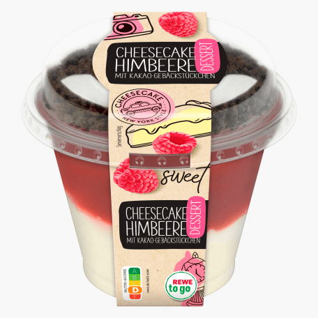 Rewe To Go Dessert Cheesecake Himbeere 180g