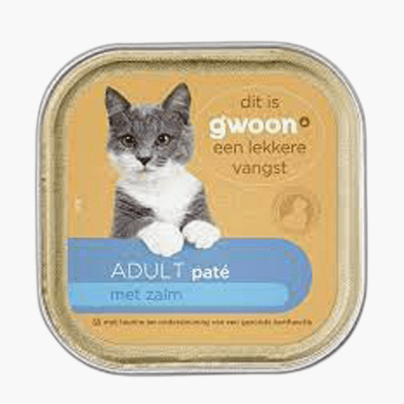 G'woon Kat Paté met Zalm 100g