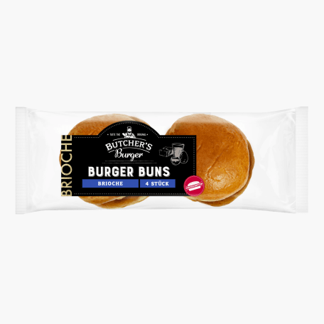 Butchers Brioche Burger Buns 4 Stk. 250g
