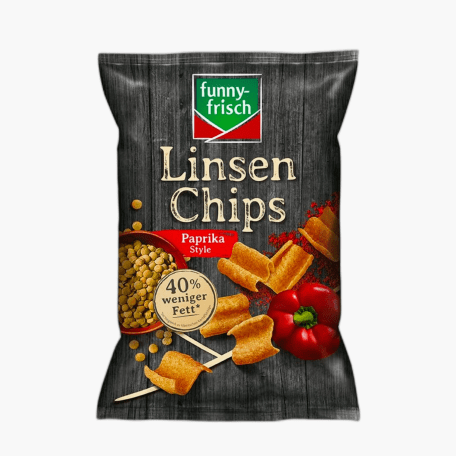 Funny-frisch Linsen Chips Paprika 90g