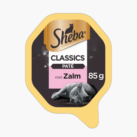 Sheba Classics Paté Kuipje Zalm 85g