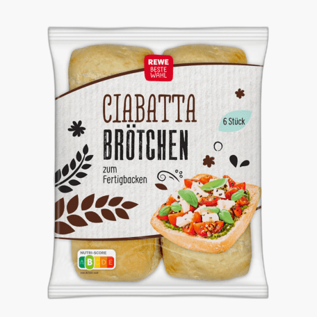 Rewe Beste Wahl Ciabatta 6 Stk. 420g