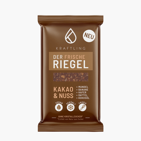 Kraftling der Frische Riegel Kakao & Nuss 65g
