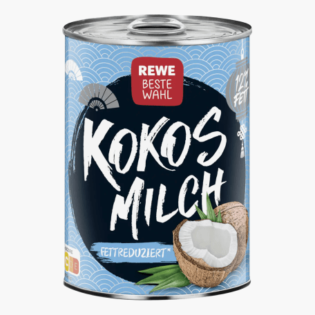 Rewe Beste Wahl Kokosmilch fettreduziert 400ml