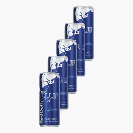 Red Bull Energy Drink Blue Edition Heidelbeere 0,25l x5
