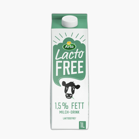 Arla LactoFREE Laktosefreie Milch 1,5% Fett. 1l