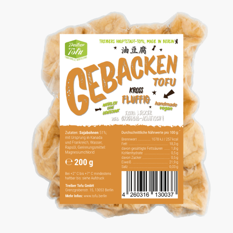 Treiber Gebackener Tofu 200g