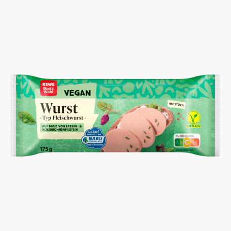 Rewe Beste Wahl Vegane Fleischwurst 175g