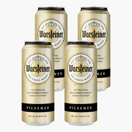 Warsteiner Premium Pilsener Dose 0,5l x4