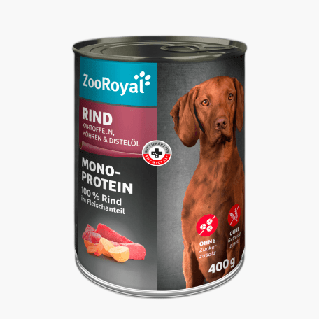 ZooRoyal Rind mit Kartoffeln & Möhren 400g