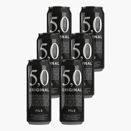 5,0 Original Pils Dose 0,5l (4,9% vol.) x6