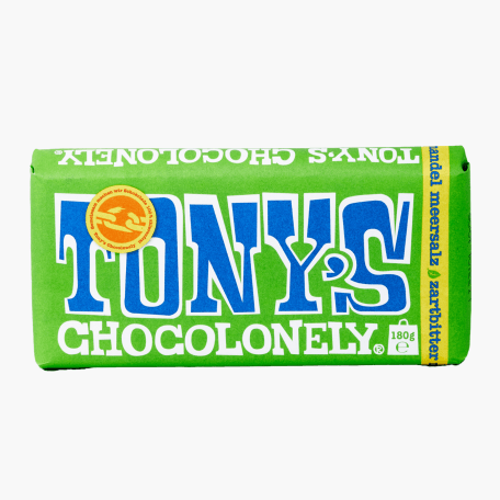 Tony's Chocolonely Zartbitter Mandel-Meersalz 180g