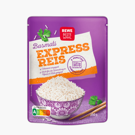 Rewe Beste Wahl Express Basmati Reis 250g