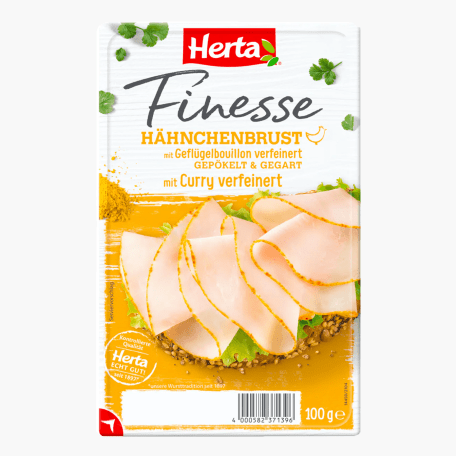 Herta Finesse Hähnchenbrust mit Curry 100g