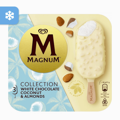 Magnum Collection White Chocolate Coconut & Almonds 270ml (3x90ml)