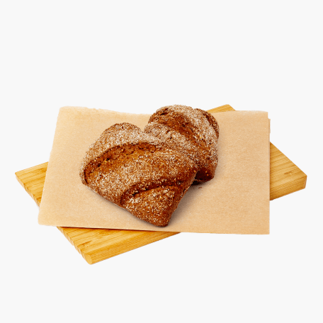 2 Stk. - Bäckerei Junge Roggenkrosser Rustikales Roggen-Weizenbrötchen