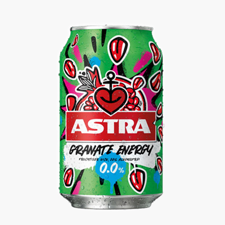 Astra Granate Energy 0,0% vol. 0,33l Dose