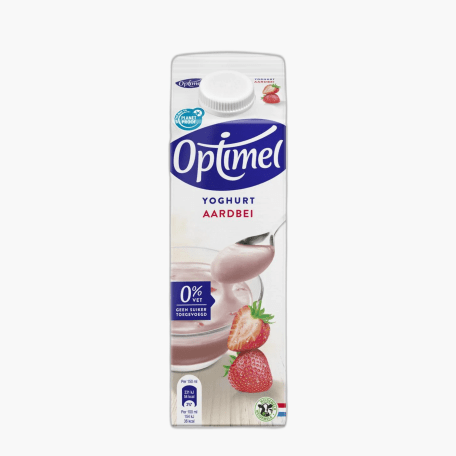 Optimel Yoghurt aardbei 1L
