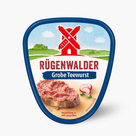 Rügenwalder Mühle Teewurst Grob Im Becher 125g