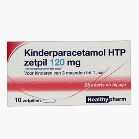 HTP Kinderparacetamol Zetpil 120mg 10st HTP Kinderparacetamol Zetpil 120mg 10st